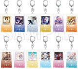 Usami Yuno, etc. Vtuber Re:Act Trading Music Player Style Acrylic Key Chain Round one Limited All 12 Types Set Key Ring [USED]