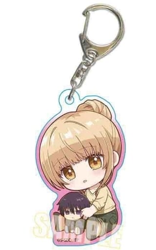 Mahiru Shiina Dumpling The Angel Next Door Spoils Me Rotten Gyugyutto Acrylic Key Chain Key Ring [USED]