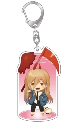 Chainsaw Man Power Charatoria Acrylic Keychain Keychains [USED]