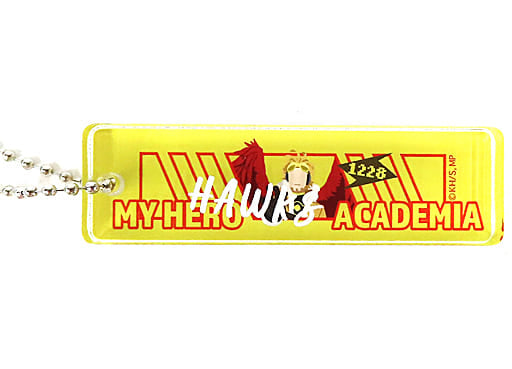 My Hero Academia Hawks Stick Keychain Grab Victory with Your Hands! Icon Illustration Ver. Keychains [USED]