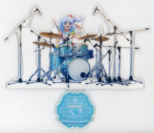 Kanon Matsubara BanG Dream! Girls Band Party! Acrylic Stand Hello, Happy World! Sound Only Live Welcome to Our Music Exclusive Acrylic Stand [USED]