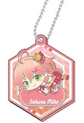 Sakura Miko Vtuber Hololive Kiratto Decofla Acrylic Key Chain Hagumeets A box Key Chain [USED]