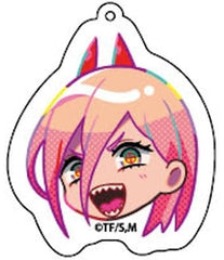 Chainsaw Man Power A Trading Facial Expression Acrylic Keychain Keychains [USED]