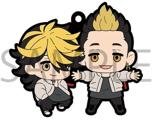 Kazutora Hanemiya Shuji Hanma Tokyo Revengers Buddycolle Rubber Mascot Key Ring [USED]