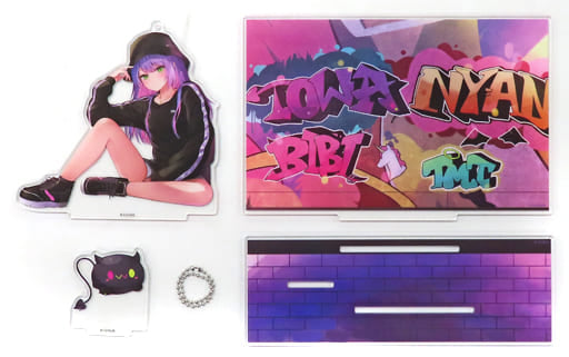 Tokoyami Towa VTuber Hololive with Ball Chain Acrylic Diorama Stand Birthday Anniversary 2022 Acrylic Stands [USED]