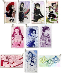 Nezuko Kamado, etc. Demon Slayer: Kimetsu no Yaiba Girls Acrylic Keychain Collection Koyoharu Gotoge Original Art Exhibition Limited All 10 Types Set Key Ring [USED]