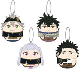 Asta, etc. Black Clover Puchimochi Mascot All 4 Types Set Key Ring [USED]