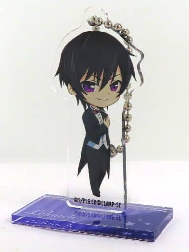 Lelouch Lamperouge Code Geass: Lelouch of the Rebellion Acrylic Stand Key Chain Collection Sunshine City Prince Hotel Collaboration Cafe 2nd Edition Limited Key Chain [USED]
