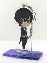 Lelouch Lamperouge Code Geass: Lelouch of the Rebellion Acrylic Stand Key Chain Collection Sunshine City Prince Hotel Collaboration Cafe 2nd Edition Limited Key Chain [USED]