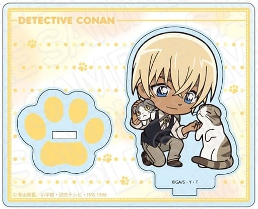 Toru Amuro Chibi Cat Ver.2 Detective Conan Acrylic Stand Acrylic Stand [USED]