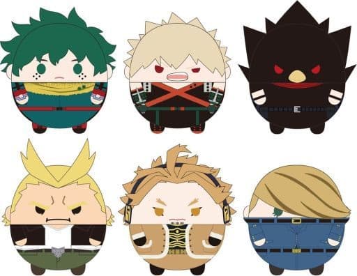 Katsuki Bakugo, etc. My Hero Academia Fuwakororin 06 All 6 Types Set Key Chain [USED]