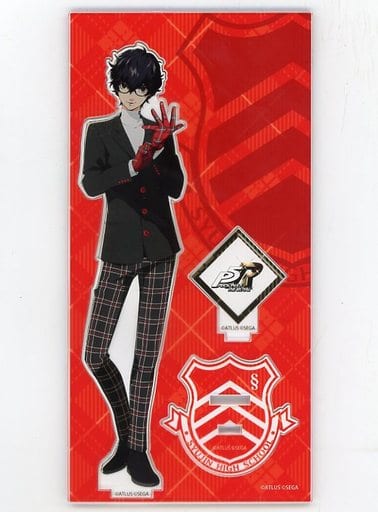 Persona Series Protagonist P5R Acrylic Stand Kobe Tourism Bureau Journey to KOBE Exclusive Acrylic Stands [USED]