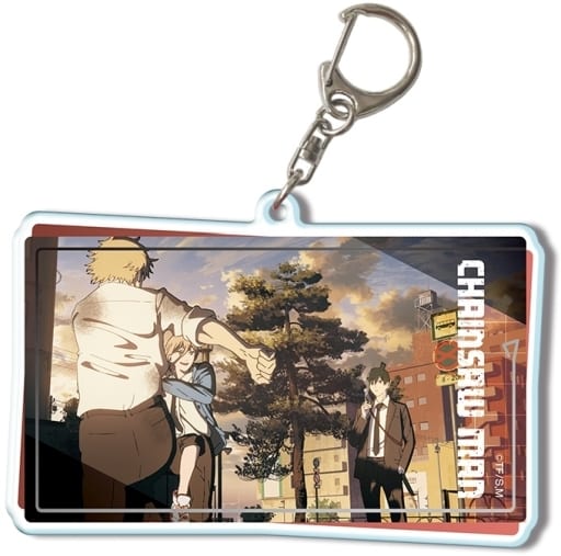 Chainsaw Man Denji & Others A Design 36 Big Acrylic Keychain Keychains [USED]