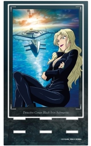 Vermouth Detective Conan: Black Iron Submarine Acrylic Art Stand Acrylic Stand [USED]