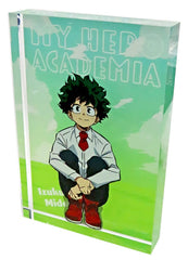 My Hero Academia Izuku Midoriya Acrylic Block Youth Ver. Jump Festa 2023 Limited Made to Order Limited Item Acrylic Stands [USED]