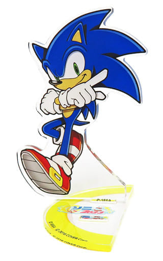 Sonic the Hedgehog VTuber Hololive Sega Lucky Kuji Online Soni X Koro 2023 Acrylic Stand Prize D-2 Acrylic Stands [USED]