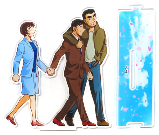 Miwako Sato Wataru Takagi Wataru Date Detective Conan Tsunagaru Acrylic Stand Sunday Webury Subscribers Limited Service For All Applicants Acrylic Stand [USED]