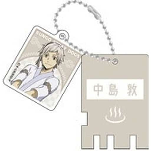 Atsushi Nakajima Default Style Bungo Stray Dogs Trading Public Bath Lock Style Key Chain Gokurakuyu Raku Spa Sentou e Youkoso: Busou Tanteisha Kyusoku-hen Limited Key Chain [USED]