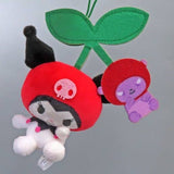 Kuromi Sanrio Characters Cherry Mascot 2 Key Ring [USED]