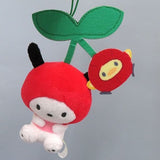 Pochacco Sanrio Characters Cherry Mascot 2 Key Ring [USED]