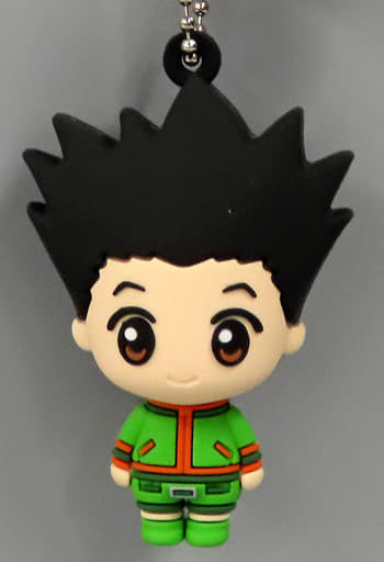 Gon Freecss Hunter x Hunter Three Dimensional Rubber Mascot 01 Key Chain [USED]