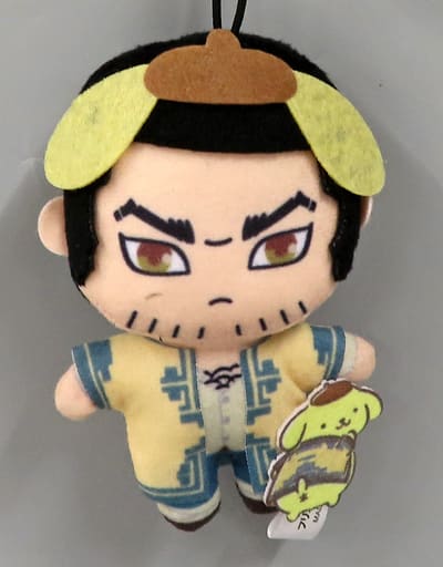 Genjiro Tanigaki Pompompurin Golden Kamuy X Sanrio Characters Petit Mascotto Ichi Key Chain [USED]