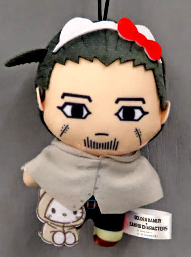 Hyakunosuke Ogata Hello Kitty Golden Kamuy X Sanrio Characters Petit Mascotto Two Key Chain [USED]
