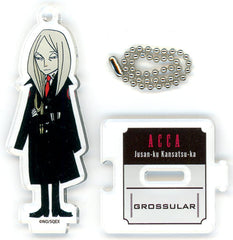 Groshular ACCA 13 Territory Trading Acrylic Stand Key Chain Badon Cafe Limited Key Chain [USED]