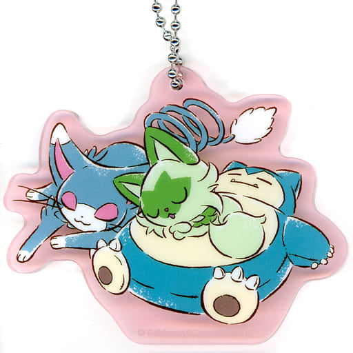 Sprigatito Glameow Pokemon Acrylic Charm Collection Meow! Meow Meow! Sprigatito! Pokemon Center Limited Charm [USED]
