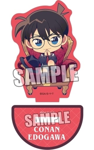 Conan Edogawa Detective Conan Trading Mini Acrylic Stand Chair Ver. Acrylic Stand [USED]