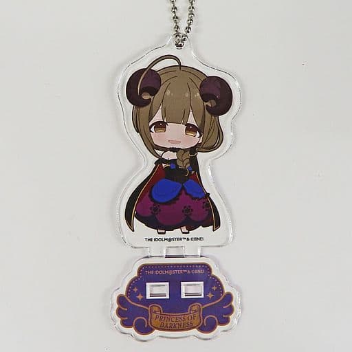 Kuwayama Chiyuki THE IDOLM@STER Shiny Colors Legend of Shiny Colors Trading Acrylic Stand Key Chain RPG, Role-Playing Game Devil Side animate cafe Limited Key Chain [USED]