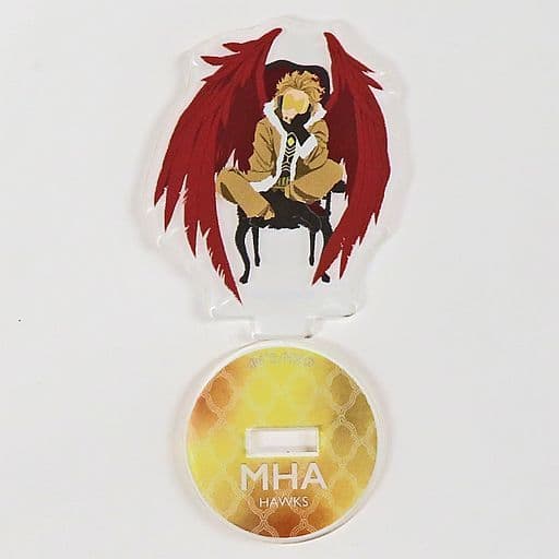 My Hero Academia Hawks Trading Mini Acrylic Stand Sit! Chair! Icon Illustration Ver. Hero Plaza Limited Acrylic Stands [USED]