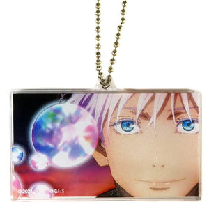 Satoru Gojo Scene Jujutsu Kaisen 0 Acrylic Key Chain Animation Jujutsu Kaisen Exhibition Gekijo-ban Jujutsu Kaisen 0 hen Limited Key Chain [USED]