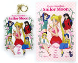 Usagi Tsukino, etc. Sailor Moon Soft Cream Acrylic Keychain with Postcard Key Chain [USED]