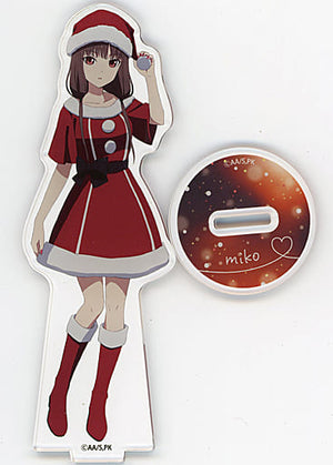 Miko Iino Christmas Kaguya-sama: Love is War - The First Kiss That Never Ends Acrylic Mascot Theater Limited Key Chain [USED]