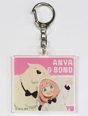 Anya Forger Bond Forger Hoodie SPY x FAMILY Acrylic Key Chain Key Chain [USED]