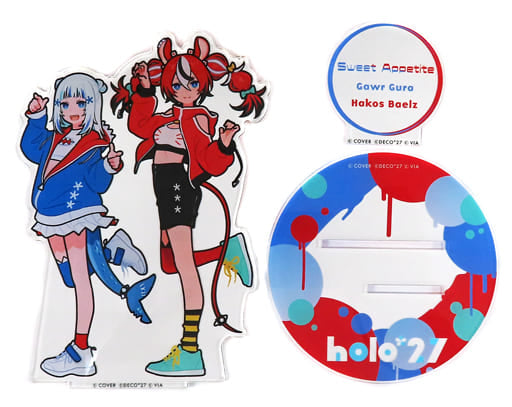 Gawr Gura Hakos Baelz Sweet Appetite VTuber Hololive Holo*27 Acrylic Stand Hololive Super Expo 2023 Limited Acrylic Stands [USED]