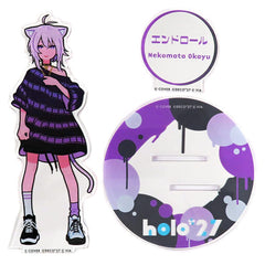 Nekomata Okayu Ending Credits VTuber Hololive Holo*27 Acrylic Stand Hololive Super Expo 2023 Limited Acrylic Stands [USED]