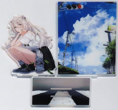 Shishiro Botan Vtuber Acrylic Diorama Stand Birthday Anniversary 2022 Acrylic Stands [USED]