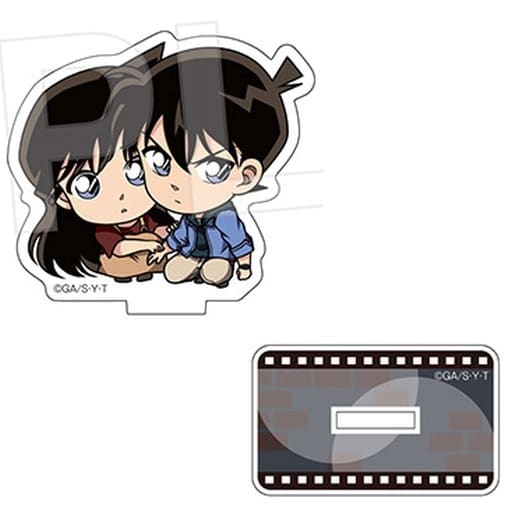 Shinichi Kudo Mori Ran Detective Conan Mini Acrylic Stand Collection Playback 2 Acrylic Stand [USED]