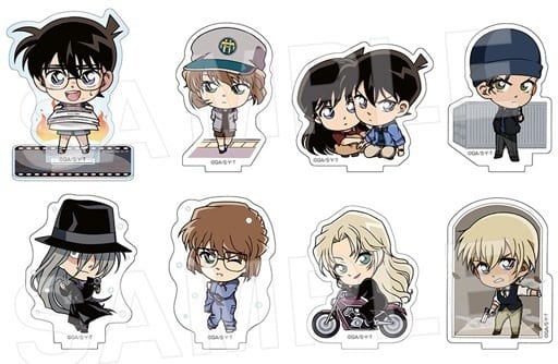 Conan Edogawa, etc. Detective Conan Mini Acrylic Stand Collection Playback 2 All 8 Types Set Acrylic Stand [USED]