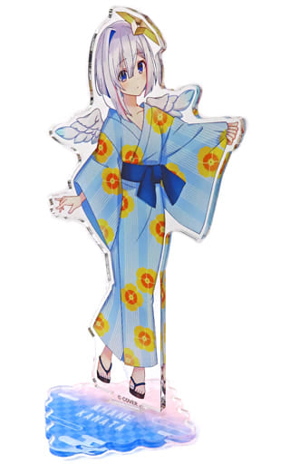 Kanata Amane VTuber Hololive Life-Scale Acrylic Stand Yukata Ver. Gokurakuyu Raku SPA Collaboration Vol.2 Fulolife Exclusive Acrylic Stands [USED]