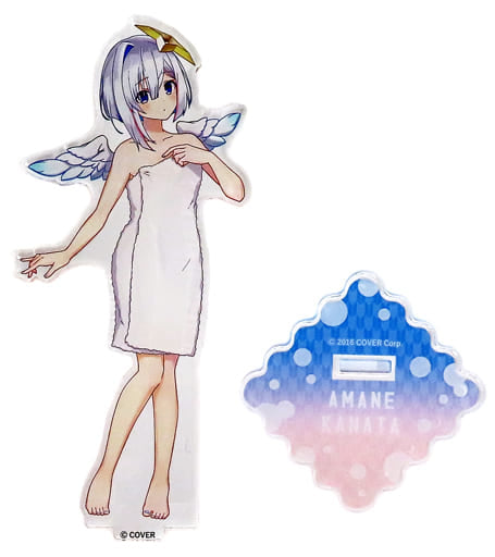 Kanata Amane VTuber Hololive Life-Scale Acrylic Stand Post-Bath Version Gokurakuyu Raku SPA Collaboration Vol.2 Fulolife Exclusive Acrylic Stands [USED]