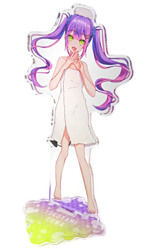 Tokoyami Towa VTuber Hololive Life-Scale Acrylic Stand Post-Bath Version Gokurakuyu Raku SPA Collaboration Vol.2 Fulolife Exclusive Acrylic Stands [USED]