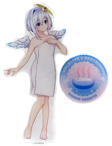 VTuber Hololive Kanata Amane Post-Bath Version Deka Acrylic Stand Gokurakuyu RAKU SPA Collaboration Vol.2 Fulolife Gokurakuyu Online Shop Exclusive Acrylic Stands [USED]