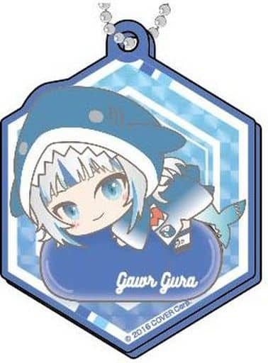 Gawr Gura Vtuber Hololive Kiratto Decofla Acrylic Key Chain Hagumeets B BOX Key Chain [USED]