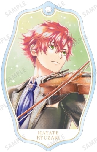 Ryuzaki Gale La Corda D'oro Starlight Orchestra Ani-Art Aqua Label Trading Acrylic Keychain Ver.A Key Chain [USED]