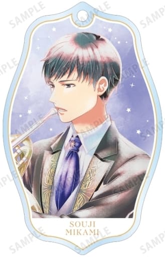Souji Mikami La Corda D'oro Starlight Orchestra Ani-Art Aqua Label Trading Acrylic Keychain Ver.B Key Chain [USED]