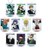 All Might, etc. My Hero Academia Trading Acrylic Stand Key Chain Ver.A All 10 Types Set Key Chain [USED]