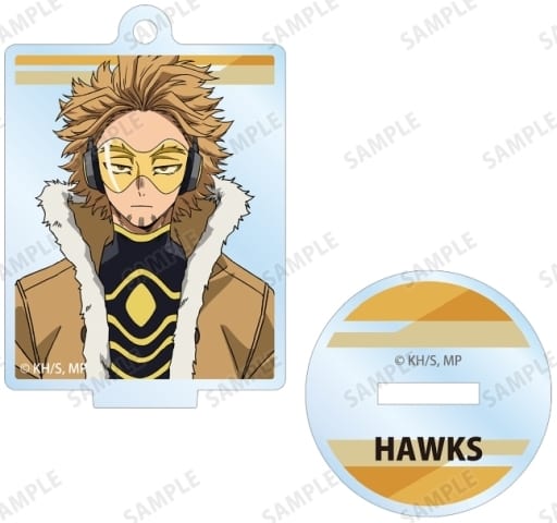 My Hero Academia Hawks Trading Acrylic Stand Keychain Ver.C Keychains [USED]